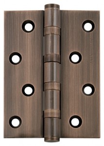 Петля дверная врезная латунная ARMАDILLO IN4500UC SG (500-C4) 100x75x3, цвет- Медь