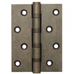 Петля дверная врезная латунная ARMАDILLO IN4500UC SG (500-C4) 100x75x3, цвет-античное серебро