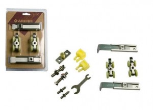 Комплект роликов для раздвижной двери AY 8315A, (вес полотна до 80 кг)