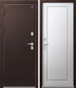 Входная дверь Центурион Термо Т-4 Кашемир белый