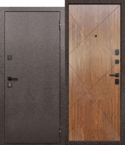 Дверь Гарда 7 см Антик медь - Мореная береза