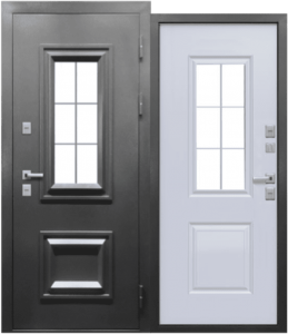 Дверь входная Ferroni TERMO 3 Букле графит