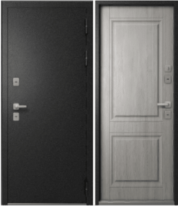 Входная дверь ЭТАЛОН Термо-2 Дуб полярный