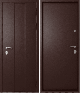 Входная дверь ЭТАЛОН ТЕРМО-5 цвет Медь