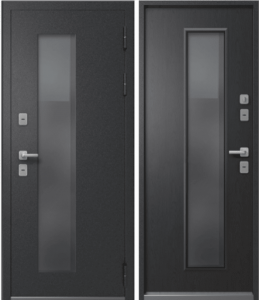 Входная дверь Эталон Термо-СП20 Ясень графит
