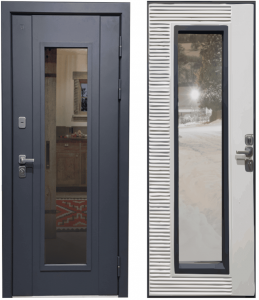 Дверь с терморазрывом Термо S1-GL (вариант цветов)